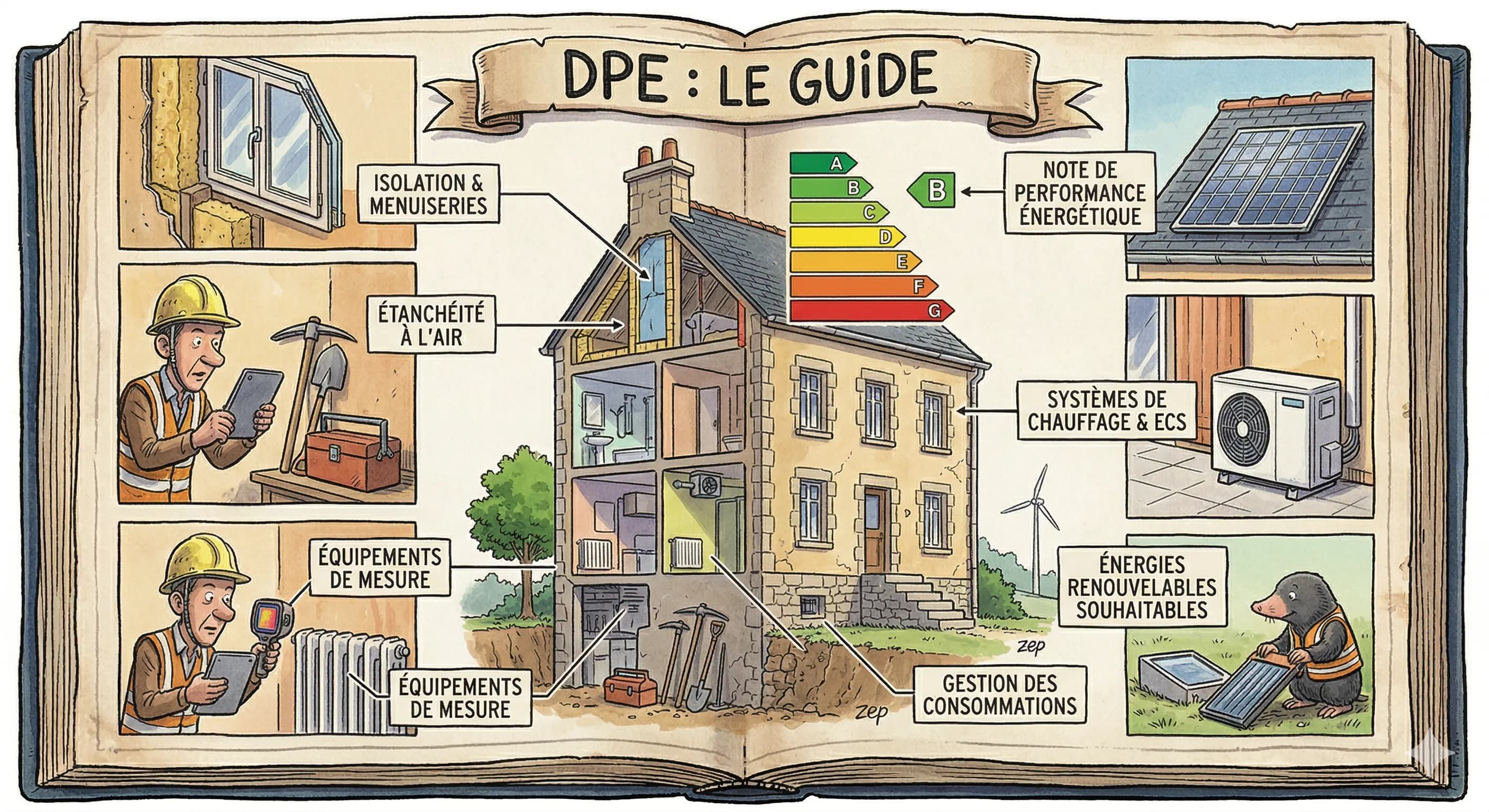 DPE 2026 : Le Guide Complet du Diagnostic de Performance Énergétique (Classes, Coûts, Obligations)