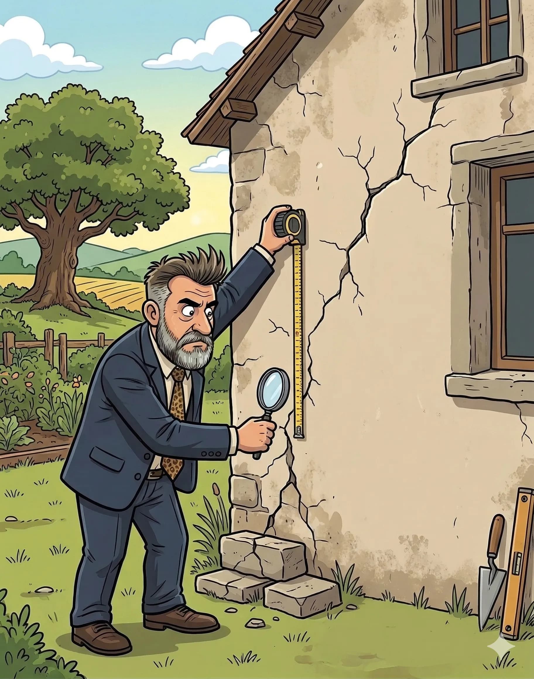 Fissures dans une Maison : Lesquelles Sont Dangereuses ? Guide Complet avec Photos-Types (2026)